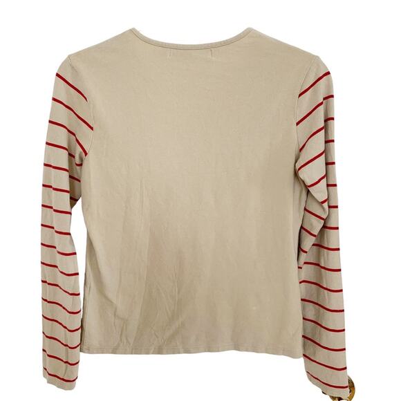 Jessica by Christopher L Tan Beaded Scotty Dog Tee Small - Picture 3 of 4